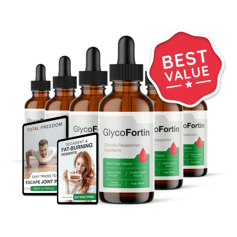 GlycoFortin Blood Sugar Health — 6 Bottle / 180 Day Pack
